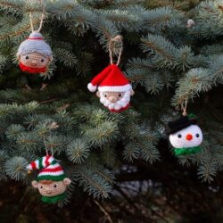 Patron au crochet - Ornements de Noël