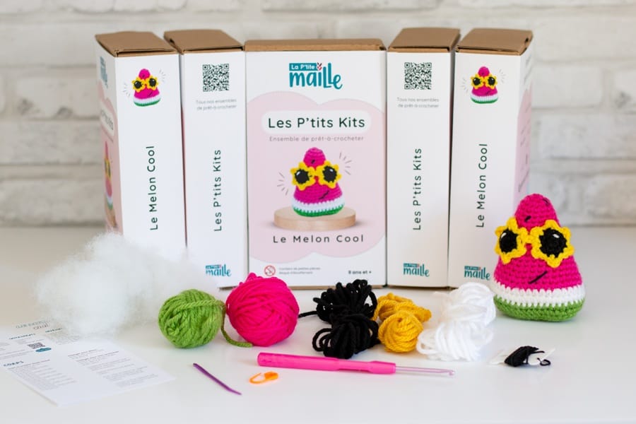 Kit de crochet pour débutants : Le Melon Cool