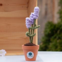 Patron au crochet : Lavande en pot