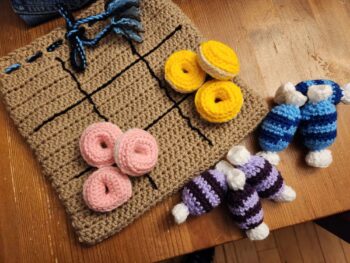 Patron au crochet : jeu Tic Tac Sucré – Image 2