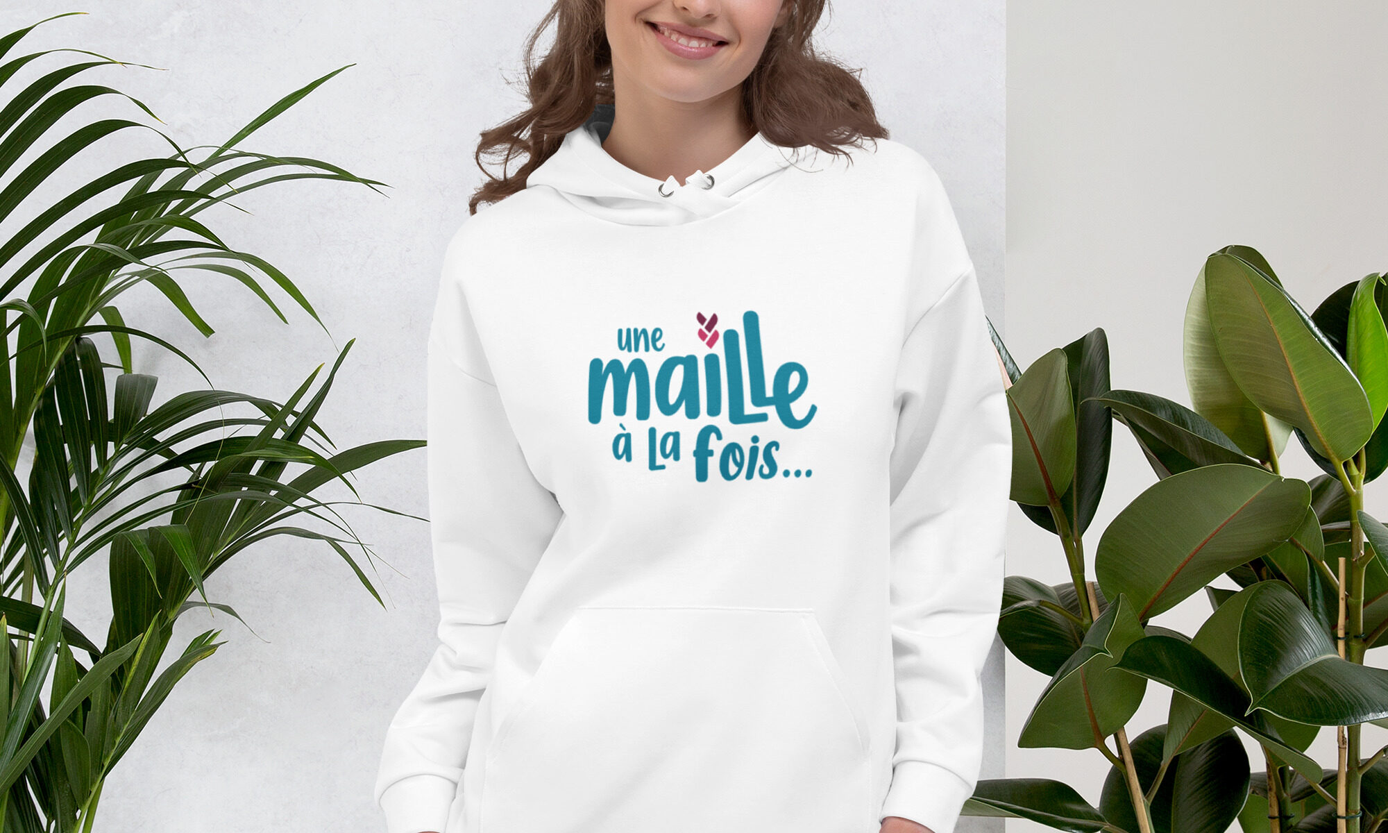 Chandail à capuche crochet La P’tite Maille