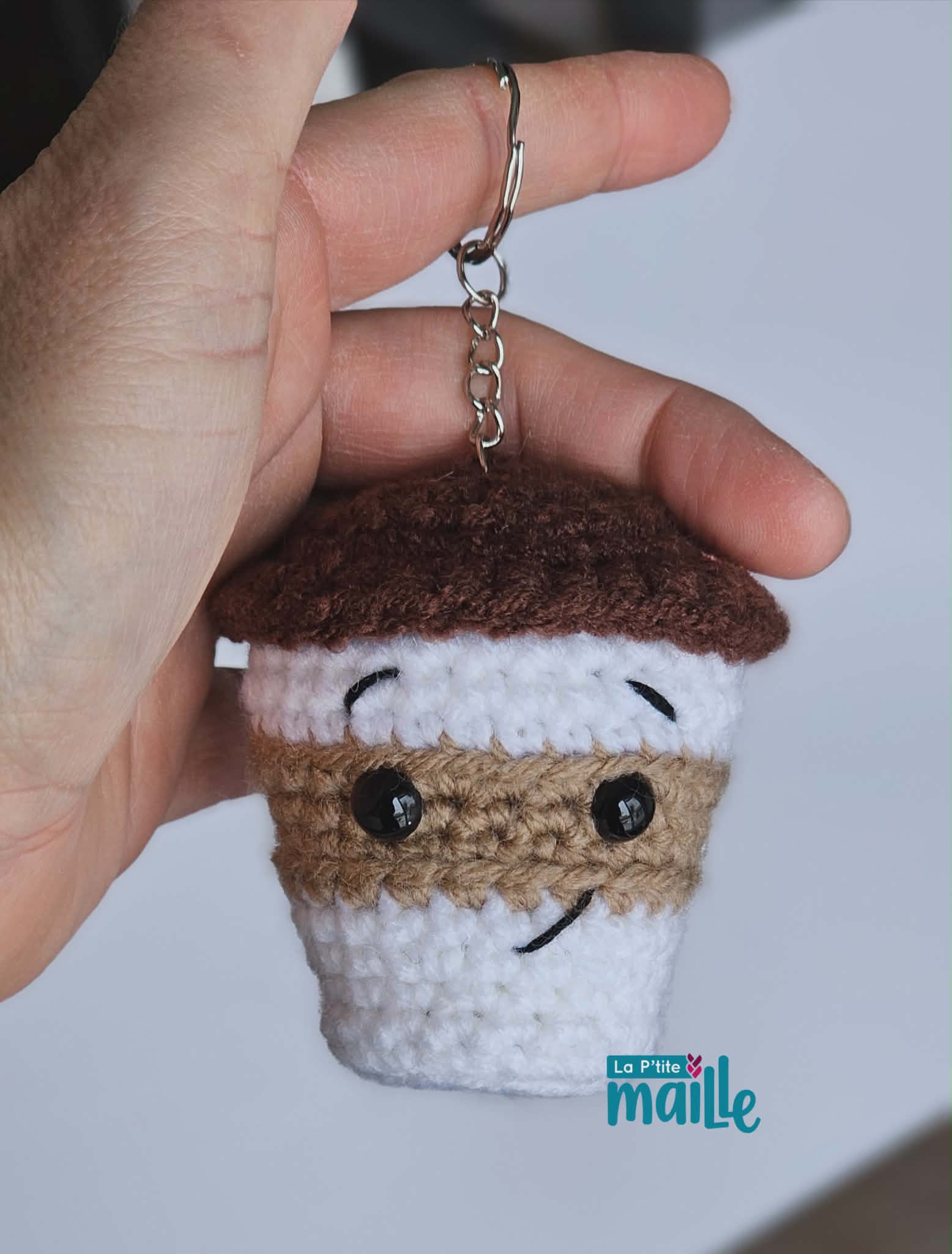 Patron au crochet: Café à emporter breloque – Image 4