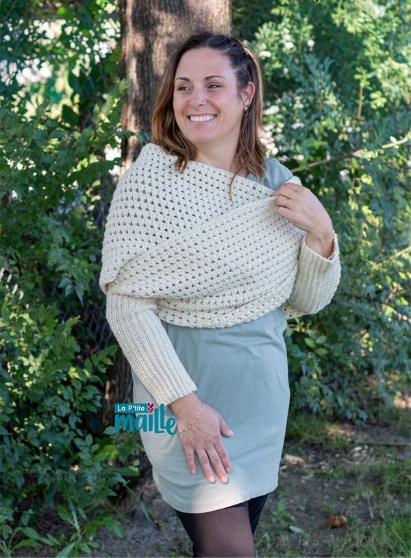 Atelier de crochet : Écharpe avec manches – Image 2